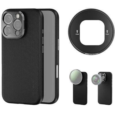 NEEWER Mobiltelefonskal för 16 Pro, robust TPU/PC Heavy Duty Case med 17 mm objektivhållare, 67 mm filteradapter, halkfritt konstläder, kompatibel med iPhone 16 Pro MagSafe, PA083 svart NEEWER Mobiltelefonskal för 16 Pro, robust TPU/PC Heavy Duty Case med 17 mm objektivhållare, 67 mm filteradapter, halkfritt konstläder, kompatibel med iPhone 16 Pro MagSafe, PA083 svart
