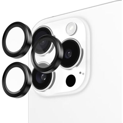 Pelican Kameralinsskydd med aluminiumringar för iPhone 16 Pro Max/iPhone 16 Pro – 9H härdat glas – hållbart repskydd, anti-splitter, HD-vy med nattfotografering, fodralvänligt, enkel installation – Pelican Kameralinsskydd med aluminiumringar för iPhone 16 Pro Max/iPhone 16 Pro – 9H härdat glas – hållbart repskydd, anti-splitter, HD-vy med nattfotografering, fodralvänligt, enkel installation –