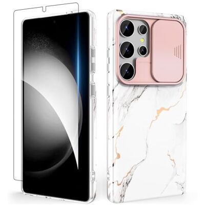 SHEDEER för Samsung S25 Ultra fodral med bildkameraskydd + skärmskydd, Samsung Galaxy S25 Ultra Case glansig glansig snygg, smal passform lätt telefonfodral Samsung S25 Ultra 6,8 tum marmor SHEDEER för Samsung S25 Ultra fodral med bildkameraskydd + skärmskydd, Samsung Galaxy S25 Ultra Case glansig glansig snygg, smal passform lätt telefonfodral Samsung S25 Ultra 6,8 tum marmor
