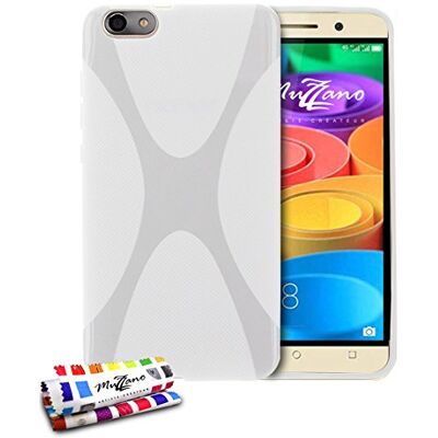 MUZZANO Original "Le X" premium flexibelt skal skal skal för Huawei Honor 4X vit MUZZANO Original "Le X" premium flexibelt skal skal skal för Huawei Honor 4X vit