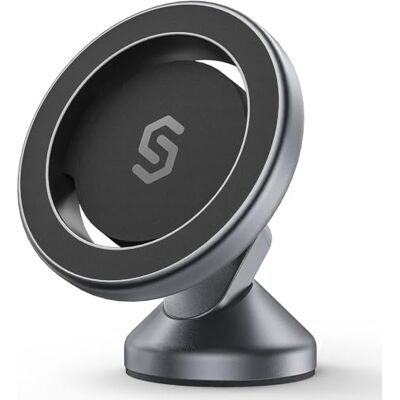 SYNCWIRE MagSafe bilfäste – flexibel rotation magnetisk telefonhållare för bilinstrumentbräda, starka magneter, universell kompatibel iPhone, Samsung, Pixel – MagSafe-biltillbehör SYNCWIRE MagSafe bilfäste – flexibel rotation magnetisk telefonhållare för bilinstrumentbräda, starka magneter, universell kompatibel iPhone, Samsung, Pixel – MagSafe-biltillbehör