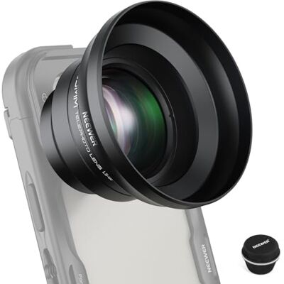 NEEWER HD 65 mm telefonkameralins med linsskydd endast för 17 mm trådlins bakplatta mobiltelefonbur fodral, 1,7 x zoomlinsfäste kompatibel med iPhone 16 15 S25 S24 Ultra Android, LS-66 För 17 mm gängad lins bakplatta, mobiltelefon burhölje, 1,7 x zoomob NEEWER HD 65 mm telefonkameralins med linsskydd endast för 17 mm trådlins bakplatta mobiltelefonbur fodral, 1,7 x zoomlinsfäste kompatibel med iPhone 16 15 S25 S24 Ultra Android, LS-66 För 17 mm gängad lins bakplatta, mobiltelefon burhölje, 1,7 x zoomob