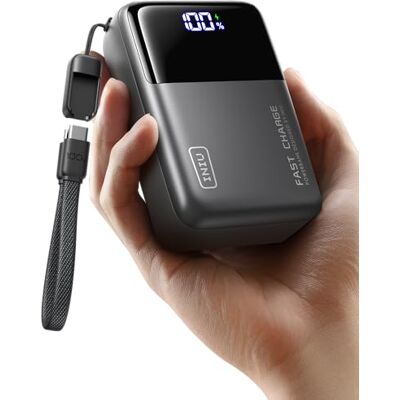 INIU 100 W bärbar dator powerbank, ultrakompakt 25 000 mAh snabbladdning Lämplig för flygplan, rese-Essential, externa mobiltelefonbatterier för MacBook, bärbar dator, Steam Deck, iPhone 18 17 16 INIU 100 W bärbar dator powerbank, ultrakompakt 25 000 mAh snabbladdning Lämplig för flygplan, rese-Essential, externa mobiltelefonbatterier för MacBook, bärbar dator, Steam Deck, iPhone 18 17 16