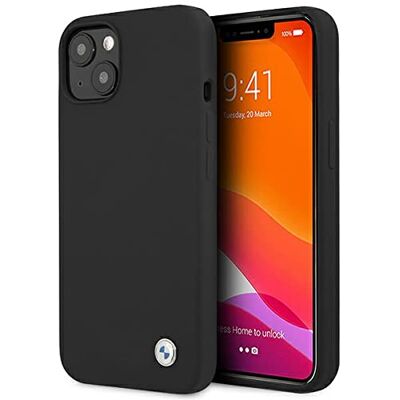BMW silikon bakgrundsdeksel för iPhone 13 mini - Svart BMW silikon bakgrundsdeksel för iPhone 13 mini - Svart