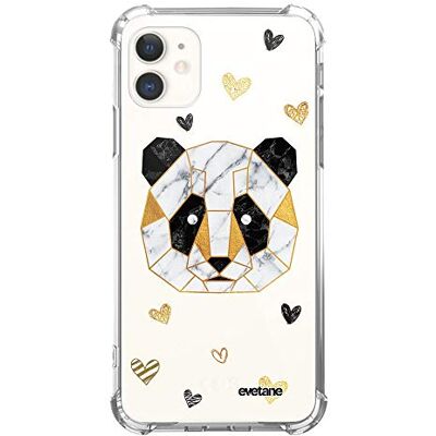 Evetane iPhone 11 Skydd - Stötabsorberande - Flexibelt - Förstärkta hörn - Transparent panda-mönster Evetane iPhone 11 Skydd - Stötabsorberande - Flexibelt - Förstärkta hörn - Transparent panda-mönster