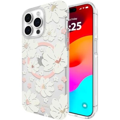 kate spade new york iPhone 15 Pro Max-fodral, kompatibelt med Mag Safe – Classic Peony kate spade new york iPhone 15 Pro Max-fodral, kompatibelt med Mag Safe – Classic Peony