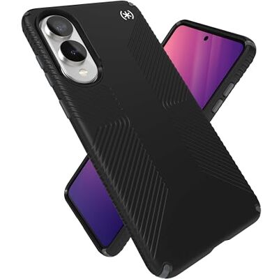 Speck Samsung Galaxy S25 Edge fodral – magnetfodral, 33 fot fallskydd, halkfria grepp – magsafe – höjd infattning och förbättrade knappar – Presidio 2 grepp svart Speck Samsung Galaxy S25 Edge fodral – magnetfodral, 33 fot fallskydd, halkfria grepp – magsafe – höjd infattning och förbättrade knappar – Presidio 2 grepp svart