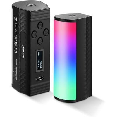 NEEWER Bärbar magnetisk ljusstav, 360° mini RGB LED-pinne med uppladdningsbart batteri, 2 500 mAh, 2 500–8 500 K, dimbar kamera rörljus för fotografering TikTok Youtube Vlog, TL96RGB, 2 förpackningar Mini LED-videolampa, 2 500 mAh batteri, 2 500 K-8 500 NEEWER Bärbar magnetisk ljusstav, 360° mini RGB LED-pinne med uppladdningsbart batteri, 2 500 mAh, 2 500–8 500 K, dimbar kamera rörljus för fotografering TikTok Youtube Vlog, TL96RGB, 2 förpackningar Mini LED-videolampa, 2 500 mAh batteri, 2 500 K-8 500