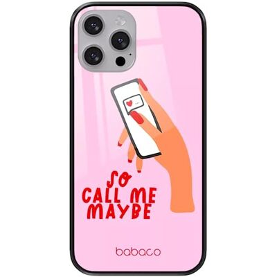 Babaco ERT GROUP mobiltelefonfodral för Apple Iphone 13 originalt och officiellt licensierat mönster Call me maybe 001 tillverkad av härdat glas, skyddsfodral Babaco ERT GROUP mobiltelefonfodral för Apple Iphone 13 originalt och officiellt licensierat mönster Call me maybe 001 tillverkad av härdat glas, skyddsfodral