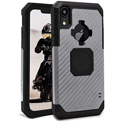 Rokform – magnetiskt iPhone XR-fodral med vridlåsfäste, militärkvalitet robust mobiltelefonhållare serie (Gunmetall) Rokform – magnetiskt iPhone XR-fodral med vridlåsfäste, militärkvalitet robust mobiltelefonhållare serie (Gunmetall)