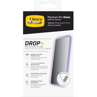 OtterBox Premium Pro Privacy Glass skärmskydd för iPhone 15 Pro Max, härdat glas, överlägset repskydd, Klarar fall upp till 1,8m, Utan retailförpackning OtterBox Premium Pro Privacy Glass skärmskydd för iPhone 15 Pro Max, härdat glas, överlägset repskydd, Klarar fall upp till 1,8m, Utan retailförpackning