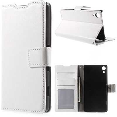 Puig LD A000296 fodral skyddsfodral i läder för Sony Xperia Z4, vit Puig LD A000296 fodral skyddsfodral i läder för Sony Xperia Z4, vit