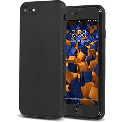 mumbi double GRIP fodral kompatibelt med iPhone SE 2022/SE 2020/iPhone 8/iPhone 7 skyddsfodral svart mumbi double GRIP fodral kompatibelt med iPhone SE 2022/SE 2020/iPhone 8/iPhone 7 skyddsfodral svart
