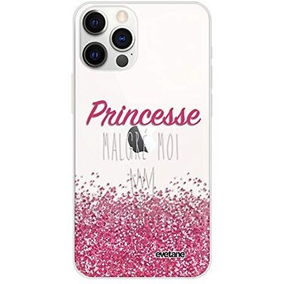 Evetane fodral kompatibel med iPhone 12/12 Pro mjukt silikon, solid, ultratunt, skyddande fodral transparent prinsessa trots mig, trendigt mönster Evetane fodral kompatibel med iPhone 12/12 Pro mjukt silikon, solid, ultratunt, skyddande fodral transparent prinsessa trots mig, trendigt mönster