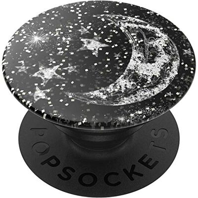 PopSockets PopGrip Hopfällbar Stativ och Grepp för Smartphone och Surfplatta med en Swappable PopTop Glitter Moon Shadow PopSockets PopGrip Hopfällbar Stativ och Grepp för Smartphone och Surfplatta med en Swappable PopTop Glitter Moon Shadow