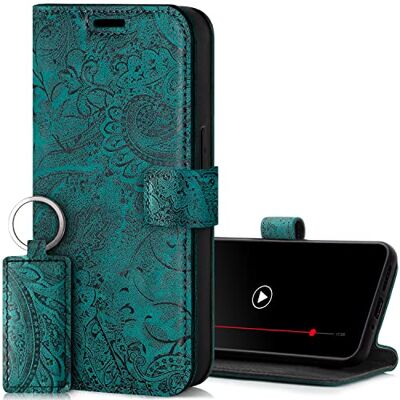 SURAZO Premium Mobiltelefonfodral för Samsung Galaxy A54 Vikbart Äkta Läder Med Magnet, Kortfack, RFID-Skydd, Blommönster Flip-Skal, Plånbok, Läderskal SURAZO Premium Mobiltelefonfodral för Samsung Galaxy A54 Vikbart Äkta Läder Med Magnet, Kortfack, RFID-Skydd, Blommönster Flip-Skal, Plånbok, Läderskal
