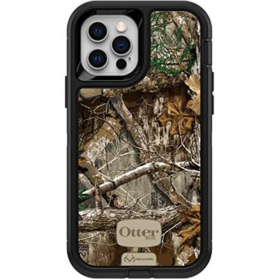 OtterBox Defender Series skärmlös utgåva fodral för iPhone 12 och iPhone 12 Pro (endast fodral) icke-detaljhandelsförpackning Realtree Edge (svart/Realtree Edge grafik) OtterBox Defender Series skärmlös utgåva fodral för iPhone 12 och iPhone 12 Pro (endast fodral) icke-detaljhandelsförpackning Realtree Edge (svart/Realtree Edge grafik)