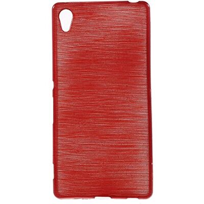 Puig A000321 LD Case Back Cover borstad för Sony Xperia Z4, röd Puig A000321 LD Case Back Cover borstad för Sony Xperia Z4, röd