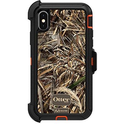 OtterBox DEFENDER SERIES SCREENLESS Case Case for iPhone Xs & iPhone X Retail Packaging (BLAZE ORANGE/BLACK/MAX 5 CAMO) OtterBox DEFENDER SERIES SCREENLESS Case Case for iPhone Xs & iPhone X Retail Packaging (BLAZE ORANGE/BLACK/MAX 5 CAMO)