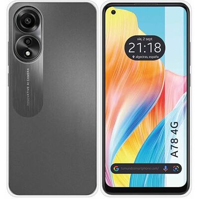 Tumundosmartphone Genomskinligt silikongel TPU Skal för OPPO A78 4G Tumundosmartphone Genomskinligt silikongel TPU Skal för OPPO A78 4G