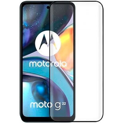 Cool härdat glas skärmskydd för Motorola Moto G22 (FULL 3D svart) Cool härdat glas skärmskydd för Motorola Moto G22 (FULL 3D svart)