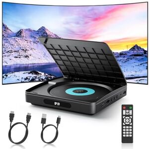 WOLFANG DVD-Spelare för TV med HDMI, 1080P Full HD Regionsfri, Fjärrkontroll Och Typ-C-kabel, CD-spelare för Hemmastereo, USB-Port (Ej Blu-ray) WOLFANG DVD-Spelare för TV med HDMI, 1080P Full HD Regionsfri, Fjärrkontroll Och Typ-C-kabel, CD-spelare för Hemmastereo, USB-Port (Ej Blu-ray)