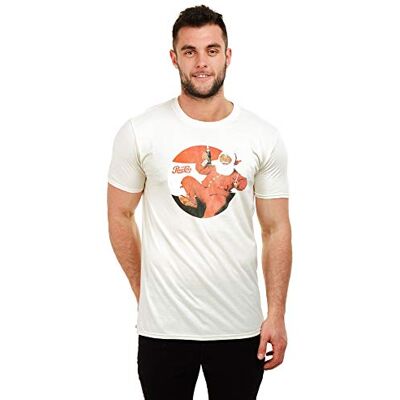 Pepsi Cola Herr Pepsi Santa T-Shirt, natur, M Pepsi Cola Herr Pepsi Santa T-Shirt, natur, M