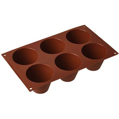 Silikomart Sf052 Muffin Form - 6 muffins Silikomart Sf052 Muffin Form - 6 muffins