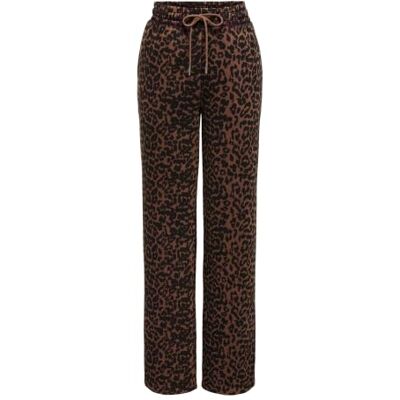 ONLY Onlvoice AOP Leo Pants SWT, dekadent choklad, M ONLY Onlvoice AOP Leo Pants SWT, dekadent choklad, M