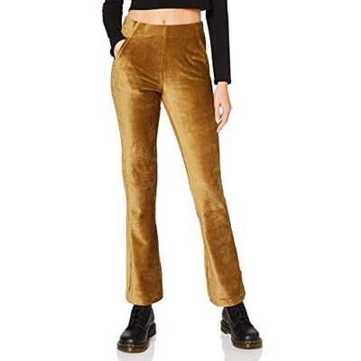 SPARKZ COPENHAGEN Kinnie Tight & Flare dambyxor, Mörk Fudge, M SPARKZ COPENHAGEN Kinnie Tight & Flare dambyxor, Mörk Fudge, M
