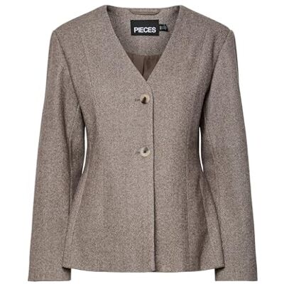 PIECES Pcriley Ls Blazer, Het fudge, L PIECES Pcriley Ls Blazer, Het fudge, L