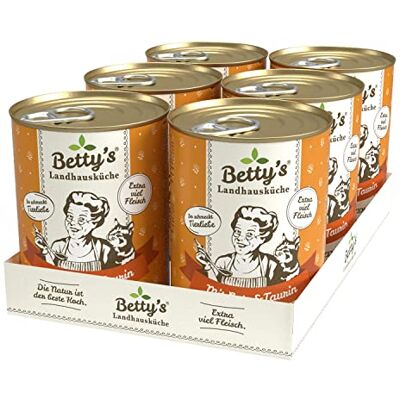 Boswelia Betty's lanthus kök burk våt mat katt, spannmålsfri, bästa kvalitet, högkvalitativt kött, skonsamt kokt, lämpligt för alla kattraser, anka 6 x 400 g Boswelia Betty's lanthus kök burk våt mat katt, spannmålsfri, bästa kvalitet, högkvalitativt kött, skonsamt kokt, lämpligt för alla kattraser, anka 6 x 400 g