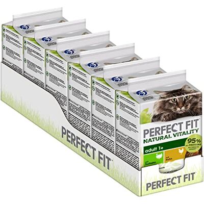 PERFECT FIT Natural Vitality 420745 Kattmat, Flerfärgad, 36 x 50 g PERFECT FIT Natural Vitality 420745 Kattmat, Flerfärgad, 36 x 50 g