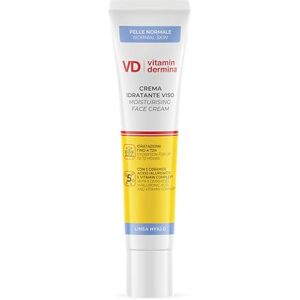 VITAMINDERMINA HYALO 40 ml fuktgivande ansiktskräm – hydrering upp till 72 timmar för alla hudtyper – med hyaluronsyra, 5 ceramider, vitamin Complex och sheasmör – vuxna, barn, spädbarn VITAMINDERMINA HYALO 40 ml fuktgivande ansiktskräm – hydrering upp till 72 timmar för alla hudtyper – med hyaluronsyra, 5 ceramider, vitamin Complex och sheasmör – vuxna, barn, spädbarn