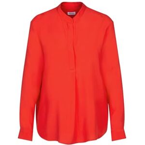 Seidensticker Sidendekal damblus – modeblus – normal passform – ståkrage – långärmad – 100% viskos, apelsin, 44 Seidensticker Sidendekal damblus – modeblus – normal passform – ståkrage – långärmad – 100% viskos, apelsin, 44