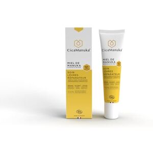 CICAMANUKA – Reparerande läppbalsam med manuell honung IAA15+ – stöder läppreparation – ekologiskt certifierad – 15 ml CICAMANUKA – Reparerande läppbalsam med manuell honung IAA15+ – stöder läppreparation – ekologiskt certifierad – 15 ml