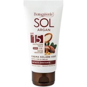 Bottega Verde SOL Argan Ansiktskräm anti-aging fuktgivande SPF15 medelskydd (50 ml) alla hudtyper Bottega Verde SOL Argan Ansiktskräm anti-aging fuktgivande SPF15 medelskydd (50 ml) alla hudtyper