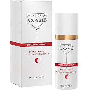 Axame Nattkräm premium fuktgivande allergivänlig antiage anti-rynk med kaviarextrakt 50 ml 5907675540259 Axame Nattkräm premium fuktgivande allergivänlig antiage anti-rynk med kaviarextrakt 50 ml 5907675540259