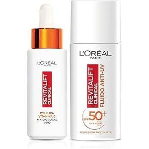 L'Oreal Paris L'Oréal Paris Upplysande och skyddande rutin, med serum 12% rent C-vitamin och SPF 50+, med salicylsyra, Revitalift Clinical, 30 ml + 50 ml L'Oreal Paris L'Oréal Paris Upplysande och skyddande rutin, med serum 12% rent C-vitamin och SPF 50+, med salicylsyra, Revitalift Clinical, 30 ml + 50 ml