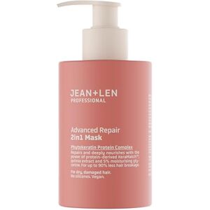 Jean & Len Professional Advanced Repair 2-i-1 hårmask för torrt & skadat hår, ger intensiv näring, minskar hårbrott, kan användas som rinse-off eller leave-in, vegansk, 200 ml Jean & Len Professional Advanced Repair 2-i-1 hårmask för torrt & skadat hår, ger intensiv näring, minskar hårbrott, kan användas som rinse-off eller leave-in, vegansk, 200 ml