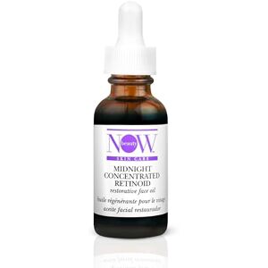 Now Beauty Midnight Concentrated Retinoid Restorative Face Oil Gentle Retinol Plus Retinoid Treatment Restorative, Anti-Aging Face Oil for Women Overnight Face Oil Smooths and Plumps 30 ml Now Beauty Midnight Concentrated Retinoid Restorative Face Oil Gentle Retinol Plus Retinoid Treatment Restorative, Anti-Aging Face Oil for Women Overnight Face Oil Smooths and Plumps 30 ml