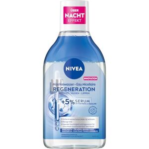 NIVEA Regenererande micellvatten, ansiktsvatten med 5% serum med pantenol och aminosyrakomplex, sminkborttagare för mild ansiktsrengöring, miceller, rengöringsvatten för trött hud (400 ml) NIVEA Regenererande micellvatten, ansiktsvatten med 5% serum med pantenol och aminosyrakomplex, sminkborttagare för mild ansiktsrengöring, miceller, rengöringsvatten för trött hud (400 ml)