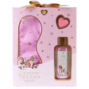 accentra Badset ROMANTIC DREAMS i gåvobox, duschgel, badbomb, rosa sovmask med gyllene stjärnor, doft: Terosa & Sammet, kvinnors julklapp accentra Badset ROMANTIC DREAMS i gåvobox, duschgel, badbomb, rosa sovmask med gyllene stjärnor, doft: Terosa & Sammet, kvinnors julklapp