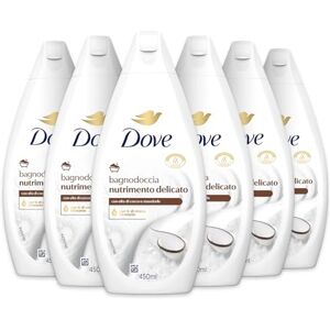 Dove Duschbad Delikat näring, Dermo-Naturlig Fuktgivande, Kokosolja, 1/4 Fuktgivande Kräm, Dermatologiskt Testad, Duschkräm Män och Kvinnor, 100% Återvunnen Flaska * 6 st x 450 ml Dove Duschbad Delikat näring, Dermo-Naturlig Fuktgivande, Kokosolja, 1/4 Fuktgivande Kräm, Dermatologiskt Testad, Duschkräm Män och Kvinnor, 100% Återvunnen Flaska * 6 st x 450 ml