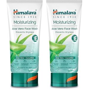 Himalaya Moisturizing Aloe Vera Face Wash,Cleanses, Soothes and Nourishes Skin Protects Skin from Damage Refreshes Dull, Tired Skin,For Normal to Oily Skin- 150ml (Pack of 2) Himalaya Moisturizing Aloe Vera Face Wash,Cleanses, Soothes and Nourishes Skin Protects Skin from Damage Refreshes Dull, Tired Skin,For Normal to Oily Skin- 150ml (Pack of 2)