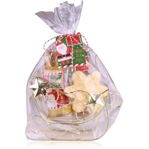 accentra Badset HELLO WINTER i guldfärgad trådslede, duschgel, bodylotion, badbomb, doft: Frostat Tranbär, kvinnors julklapp accentra Badset HELLO WINTER i guldfärgad trådslede, duschgel, bodylotion, badbomb, doft: Frostat Tranbär, kvinnors julklapp