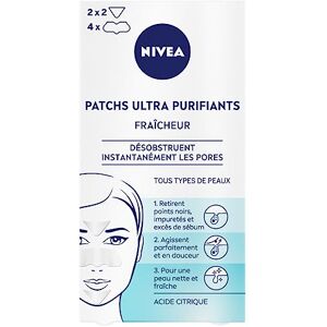 NIVEA Ultrarenande ansiktsplåster friskhet desobstruerar porerna tar bort pormaskar, föroreningar och överflödigt talg renad hud, nätt och fräsch citronsyra alla hudtyper x 6 NIVEA Ultrarenande ansiktsplåster friskhet desobstruerar porerna tar bort pormaskar, föroreningar och överflödigt talg renad hud, nätt och fräsch citronsyra alla hudtyper x 6