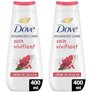 Dove Advanced Care Granate & Hibiskus duschkräm – dermatologiskt testad – 24 timmar mjuk hudkänsla (2 x 400 ml) Dove Advanced Care Granate & Hibiskus duschkräm – dermatologiskt testad – 24 timmar mjuk hudkänsla (2 x 400 ml)