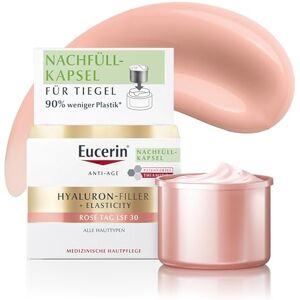 Eucerin Hyaluron-Filler + Elasticity Refill Rosé dagkräm SPF 30,50 ml, fläck- och rynkbeständig färgglad ansiktskräm med fuktgivande hyaluronsyra och tiamidol för alla hudtyper Eucerin Hyaluron-Filler + Elasticity Refill Rosé dagkräm SPF 30,50 ml, fläck- och rynkbeständig färgglad ansiktskräm med fuktgivande hyaluronsyra och tiamidol för alla hudtyper