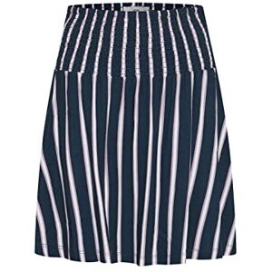 ICHI IHLISA SK7 damkjol kort kjol minikjol med heltäckande tryck normal passform, Total Eclipse Stripe (201164), S ICHI IHLISA SK7 damkjol kort kjol minikjol med heltäckande tryck normal passform, Total Eclipse Stripe (201164), S